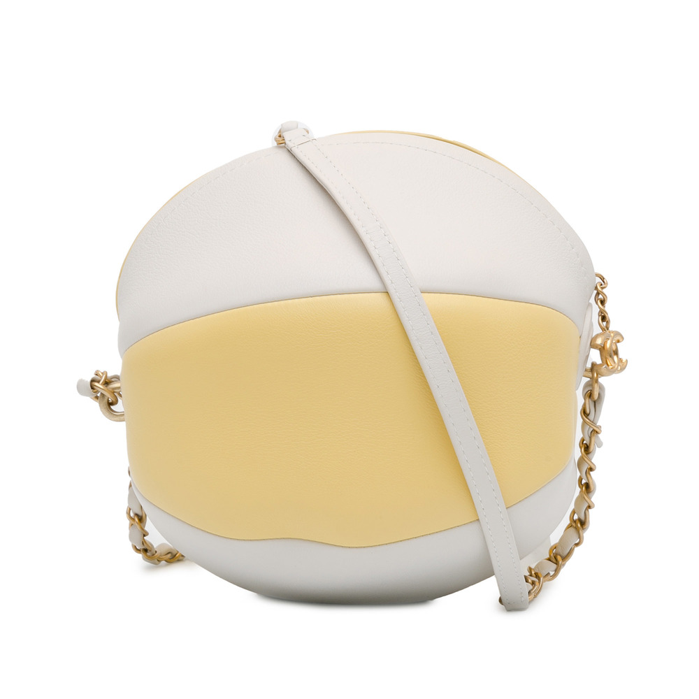 Pre-Loved Chanel Calfskin Coco Beach Ball Bag